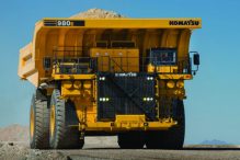 Komatsu introduces the 980E-4, 400-ton electric-drive rear dump truck