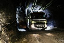 Volvo first in the world with self-driving truck in underground mine