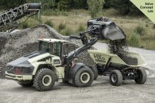 Volvo CE unveils prototype hybrid the LX1 wheel loader