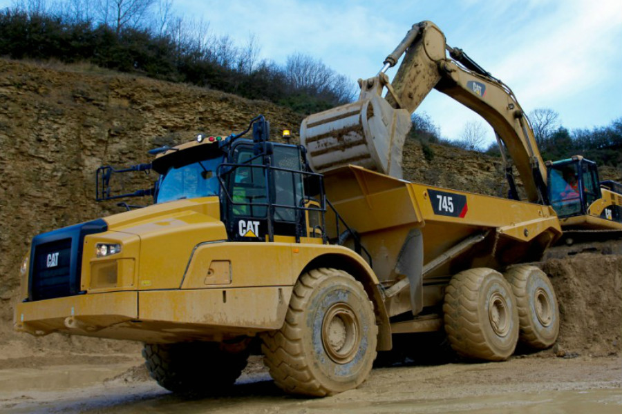 Cat articulated truck adds new cab design, advanced control features