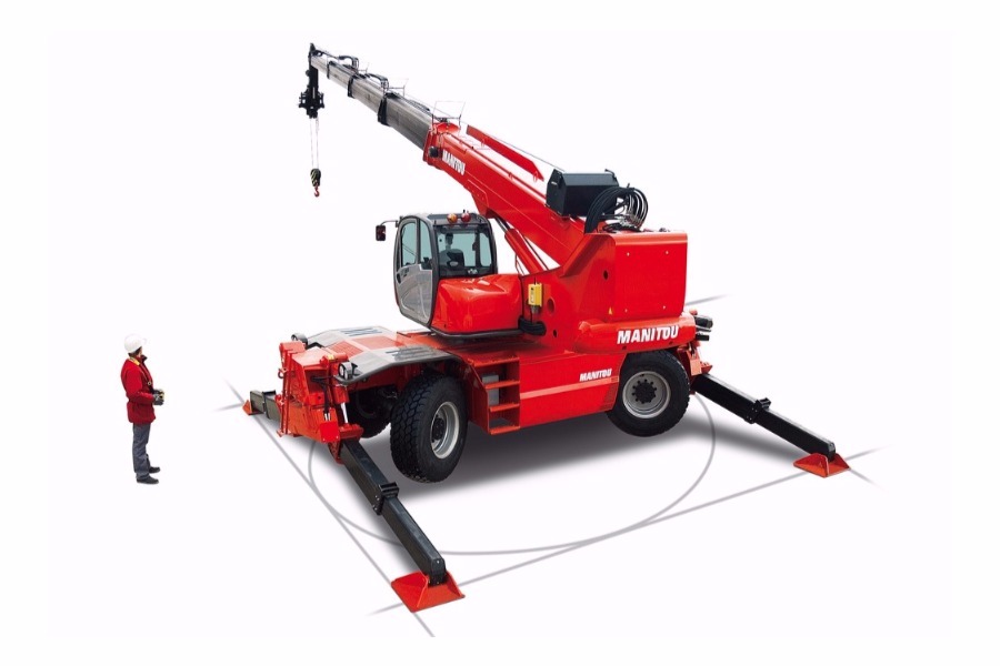 Rotating telescopic handlers combine precision and safety