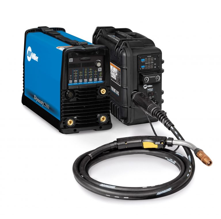 Miller Dynasty 280 DX welder offers portability and versatility
